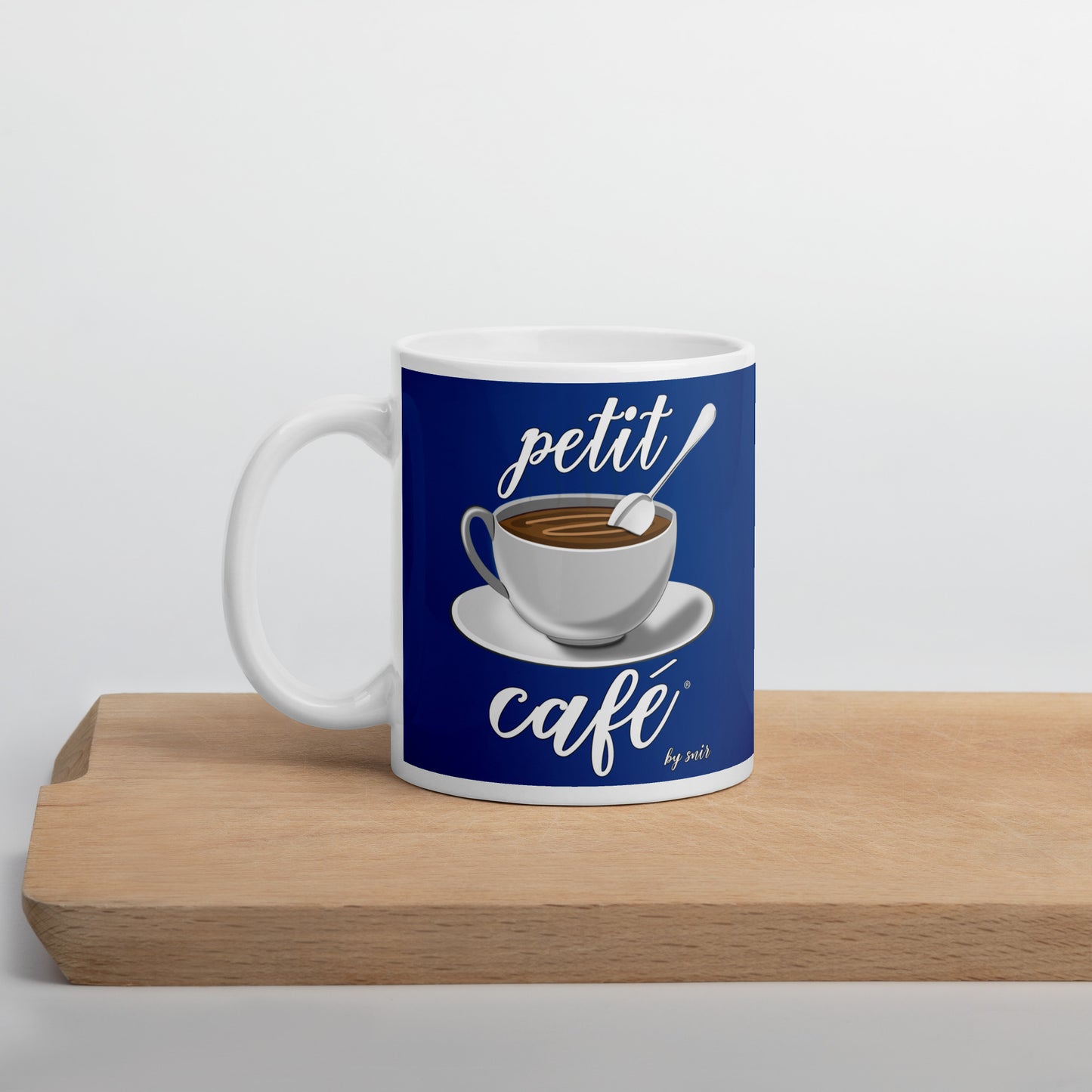 Mug Petit Café - Bleu