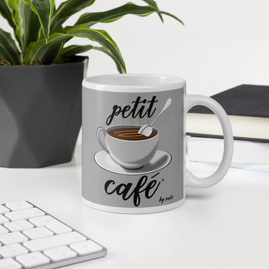 Mug Petit Café - Gris