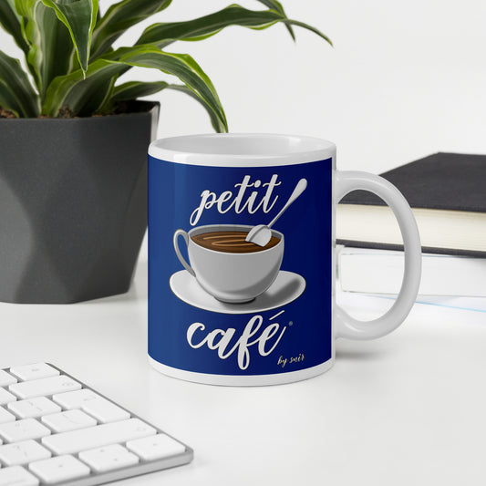Mug Petit Café - Bleu